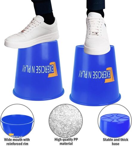 12 قطعة من الدلاء والكرات العملاقة مجموعة ألعاب الرمي مع حقيبة حمل، مجموعة ألعاب الرمي للتمرين واللعب مع أكياس الفول للعائلة والأصدقاء وحفلات الزفاف والشاطئ الداخلي والخارجي in Kuwait