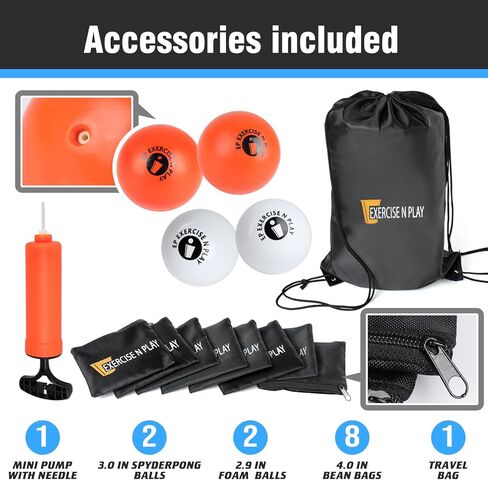 12 قطعة من الدلاء والكرات العملاقة مجموعة ألعاب الرمي مع حقيبة حمل، مجموعة ألعاب الرمي للتمرين واللعب مع أكياس الفول للعائلة والأصدقاء وحفلات الزفاف والشاطئ الداخلي والخارجي in Kuwait