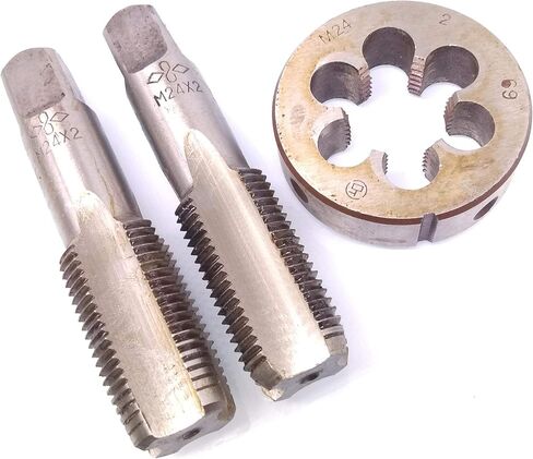 Yodaoke M24 x 2mm Tap Tap and Plug Tap وM24 x 2mm Die متري الخيط اليد اليمنى HSS in Saudi Arabia
