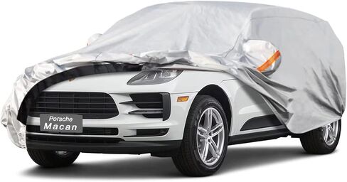 GUNHYI 6 Layer SUV Car Cover Custom Fit Porsche Macan (2014-2024) Waterproof All Weather, Heavy Duty Outdoor Snow Sun Rain Uv Protection (Ships from US Warehouse, Delivery 3-8 Days) in Saudi Arabia