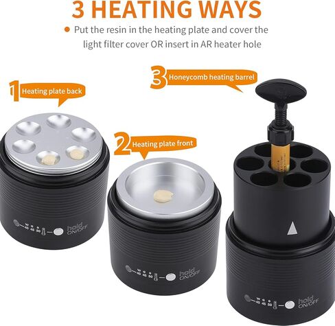 سخان مركب من راتينج الأسنان من Faruijie - جهاز تسخين المواد المركبة للأسنان منعم AR لتحسين خصائص الراتنج مع غطاء مرشح الضوء 40 درجة مئوية/45 درجة مئوية/50 درجة مئوية 110 فولت in Kuwait