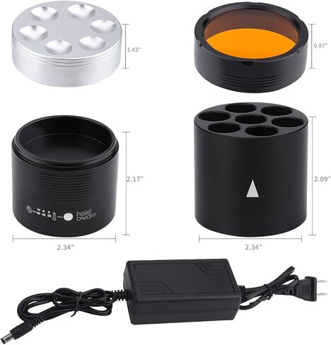 سخان مركب من راتينج الأسنان من Faruijie - جهاز تسخين المواد المركبة للأسنان منعم AR لتحسين خصائص الراتنج مع غطاء مرشح الضوء 40 درجة مئوية/45 درجة مئوية/50 درجة مئوية 110 فولت in Kuwait