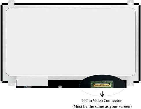 YOUYUANLTD B156XTK01.0 شاشة LCD بديلة HD 1366x768، شاشة كمبيوتر محمول OnCell تعمل باللمس مع شريط in Kuwait