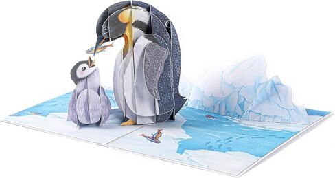Liif Penguin Happy Mothers Day Card, 3D Mothers Day Pop Up Card in Kuwait