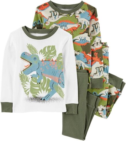 Carter's Baby and Toddler Boys' 4-Piece Snug-Fit Cotton Pajamas in Saudi Arabia
