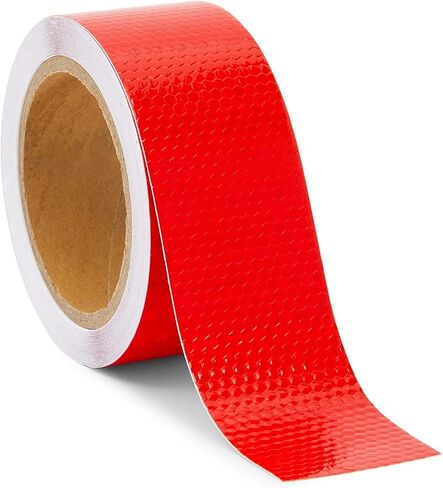 Stockroom Plus Reflective Tape - Neon Orange Outdoor Reflector Safety Roll for Trailers, Warning, Signs, Stairs, Bikes (2 in x 30 FT) in Kuwait