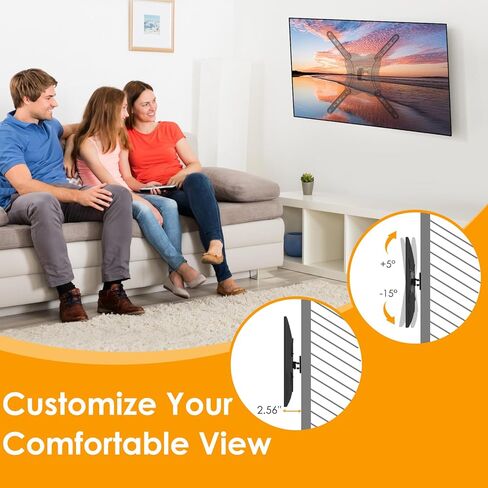 حامل شاشة تلفزيون صغير من SweeEase مقاس 13 إلى 55 بوصة، حامل تلفزيون قابل للإمالة دوارة لمنحنى مسطح بحد أقصى 66 رطل بحد أقصى VESA 400x400 مم، حامل شاشة قابل للتمديد يناسب حامل جدار التلفزيون in Kuwait