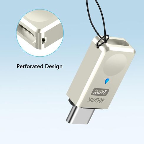 USB C Magnetic Adapter, (2 Pack) Straight Magnetic USB C Adapter 24 Pins with 240w Charge USB4 40Gbps 8K 60Hz for Thunderbolt 3/4, MacBook Pro/Air, Swtich and More Type C Devices in Saudi Arabia