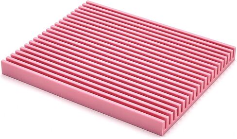 Quilting Ruler Rack - Desktop 20 Slot Ruler Holder Organizer and Storage - Made in USA (Pink) in Saudi Arabia