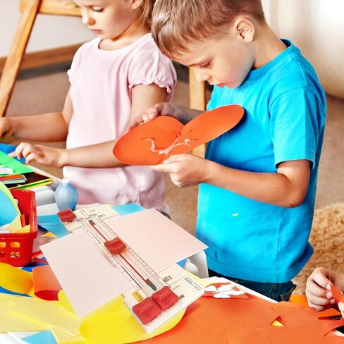 ماكينة تشذيب الورق المنزلقة 4 في 1 مقاس A4 متعددة الوظائف مع جهاز حماية تلقائي للسلامة لقطع المنحنيات، أربعة أوضاع للقطع والمستقيم والمطوي، مناسبة للصور وورق الحرف اليدوية والكوبونات in Kuwait