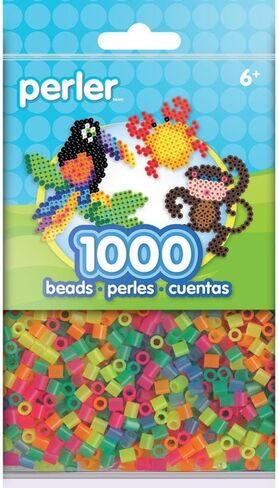 شراء بالجملة: مزيج نيون من Perler Beads، عدد 1000 (3 عبوات) 80-15186 in Saudi Arabia