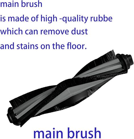 ملحقات Yeedi Mop Station Pro: قطع غيار متوافقة مع Yeedi Mop Station Pro Robot Vacuum Cleaner الفرشاة الرئيسية والفرش الجانبية ومرشحات Hepa قطع غيار وسادات الممسحة in Kuwait