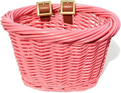 Colorbasket 01549 سلة دراجة أمامية للأطفال، أشرطة جلدية in Saudi Arabia