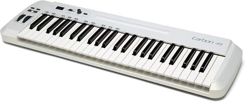 Samson Carbon 49 MIDI Controller Keyboard 49-Key + 4-Port USB 2.0 Hub with Individual LED Lit Power Switches + Cable - Deluxe Accessory Bundle in Saudi Arabia