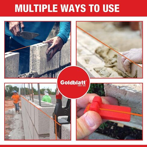 Goldblatt Mason Line, 500 Feet #18 Braided Nylon String, Perfect for Gardening or Masonry Tools in Kuwait
