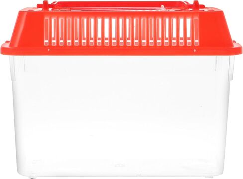 POPETPOP Betta Fish Tank Betta Fish Tank Mini Fish Tank - Portable Handheld Plastic Fish Tank Transparent Breeding Carrier Goldfish Pet Reptile Habitat Portable Jump Starter Fish Bowl in Saudi Arabia
