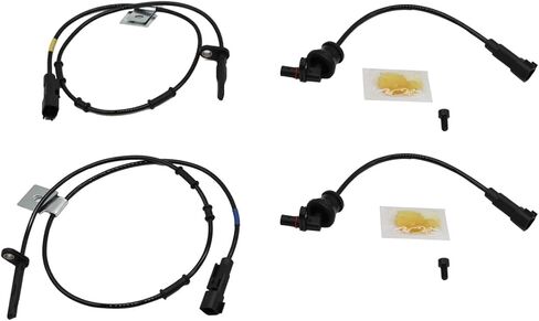 Nakkaa ABS Wheel Speed Sensor Front Rear-Left/Right 20811372/970046 Compatible with Equinox 2010-2017 ABS Speed Sensors in Saudi Arabia