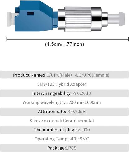 Moocci Fiber Visual Fault Locator 30mW 30KM - مجموعة أدوات اختبار كابلات الألياف الضوئية VFL مع محول FC ذكر إلى LC أنثى - كاشف اختبار مصدر أدوات الألياف البصرية لـ LC/FC/SC/ST، اختبار كابل الشبكة in Kuwait