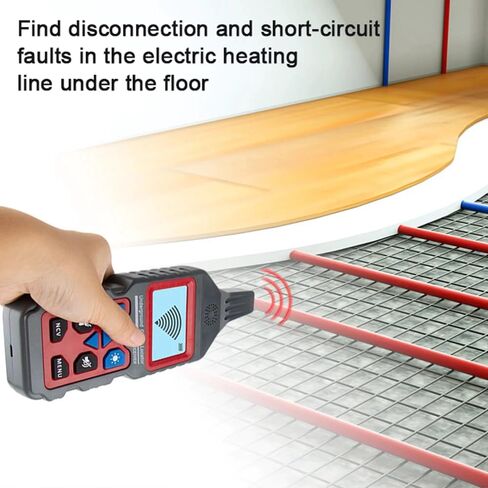 QDTimes Cable and Network Tester NF-826 High Voltage Wire Tracker Portable Telephone Cable Locator Underground Pipe Detector Professional Cable Finder in Saudi Arabia