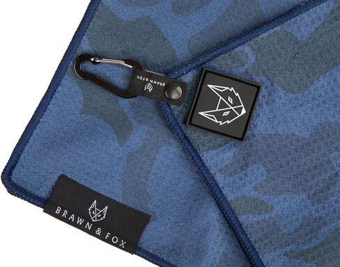 Brawn & Fox Magnetic Golf Towel (Blue) in Saudi Arabia