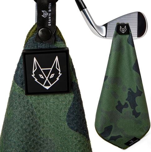 Brawn & Fox Magnetic Golf Towel (Blue) in Saudi Arabia
