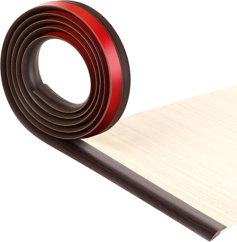 BNELL Floor Transition Strip Self Adhesive-PVC Carpet & Floor Edging Trim Strip,Threshold Transitions Suitable for Threshold Height Less Than 10mm (9.84FT_Gray Wood Grain) in Saudi Arabia