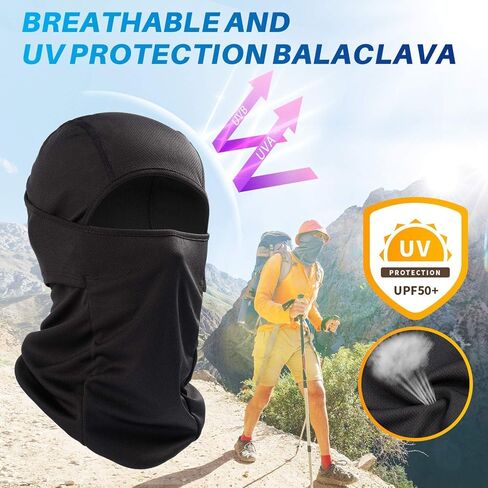 AstroAI Ski Mask Balaclava M Size for Cold Weather Ski Mask Balaclava Face Mask-UV Protection in Kuwait