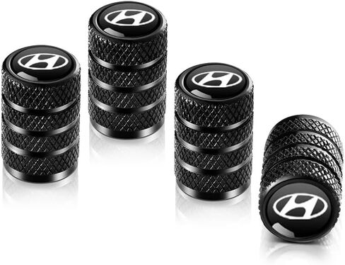 Metal Auto Tire Valve Stem Compatible with Honda Civic CR-V CRV Accord Pilot LX EX EX-L Series Accessories 4pcs Black in Saudi Arabia