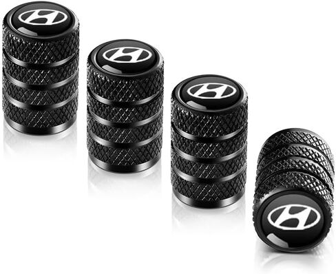 Metal Auto Tire Valve Stem Compatible with Honda Civic CR-V CRV Accord Pilot LX EX EX-L Series Accessories 4pcs Black in Saudi Arabia