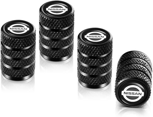 Metal Auto Tire Valve Stem Compatible with Honda Civic CR-V CRV Accord Pilot LX EX EX-L Series Accessories 4pcs Black in Saudi Arabia