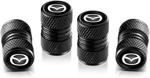 Metal Auto Tire Valve Stem Compatible with Honda Civic CR-V CRV Accord Pilot LX EX EX-L Series Accessories 4pcs Black in Saudi Arabia