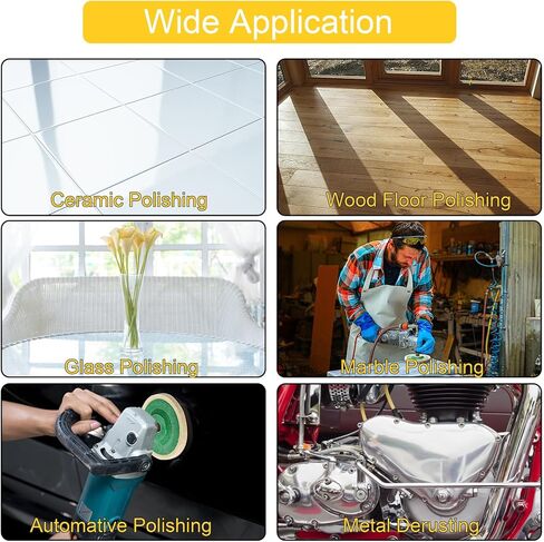 Fasmov 20 حزمة 4 بوصة مستديرة من الصوف ورأى عجلة القرص، ورأى الصوف تلميع عجلة القرص ل100 زاوية طاحونة، ورأى القرص تلميع عجلة التلميع وسادة للمعادن والرخام والخشب ومرفقات طاحونة الزاوية in Kuwait