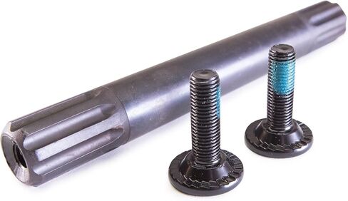 قطع غيار كرنك الدراجات الشرقية - 8 عمود دوران ومسامير - أسود in Kuwait