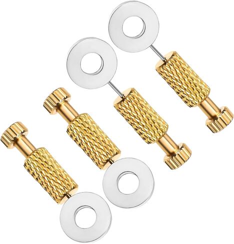 4 قطع من إبرة تحديد موضع الخياطة الجلدية من أبيلو، إبر جلدية للخياطة اليدوية، دبابيس تحديد موضع جلدية مصنوعة يدويًا لحواف الخياطة الجلدية in Saudi Arabia