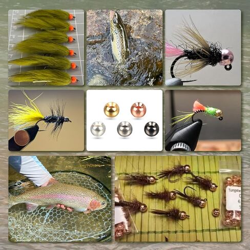 Tungsten Beads for Fly Tying 50PCS Tungsten Cyclops Beads for Bass Fishing in Kuwait