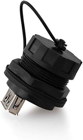 CNLINKO YU Series USB2.0 Panel Mount Socket IP67 Waterproof USB Socket Female Panel Mount Socket in Saudi Arabia