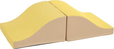 ECR4Kids SoftZone Junior Mix n 'Match Slide، مجموعة لعب للمبتدئين، أصفر، عبوتان in Saudi Arabia