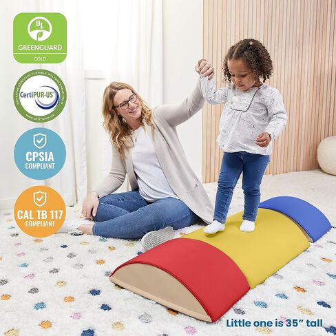 ECR4Kids SoftZone مجموعة التسلق الملونة، أدوات بناء التوازن، معاصرة، 3 قطع in Saudi Arabia
