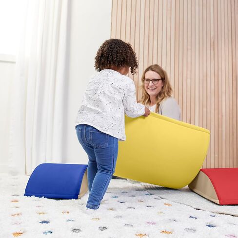 ECR4Kids SoftZone مجموعة التسلق الملونة، أدوات بناء التوازن، معاصرة، 3 قطع in Saudi Arabia