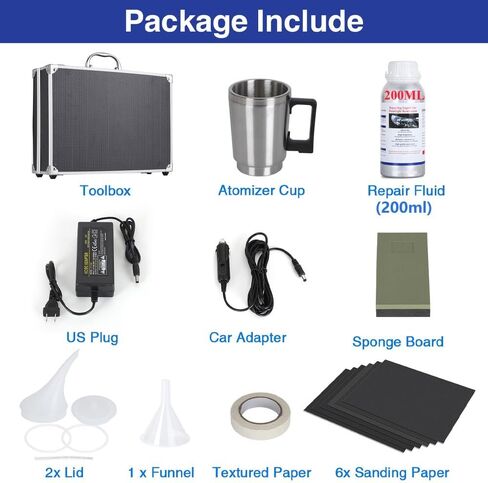 Headlight Repair Kit,Automobile Headlight Restoration Kits with 200ML Repair Liquid,Car Headlight Polish Repair Tool for Repair Headlight Yellowing, Haze, Scratches in Kuwait