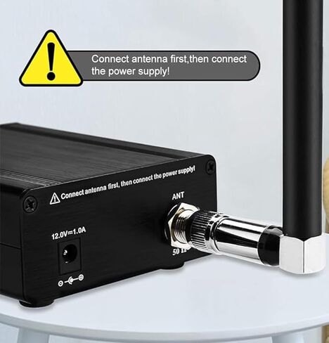 FM Transmitter for Church,FM Radio Broadcast Transmitter,Long Range FM Radio Transmitter Stereo Mini Radio Station with 3.5mm Mic Audio Jack for Drive-in Movie,Church Parking Lot,Lights Fireworks Show in Kuwait