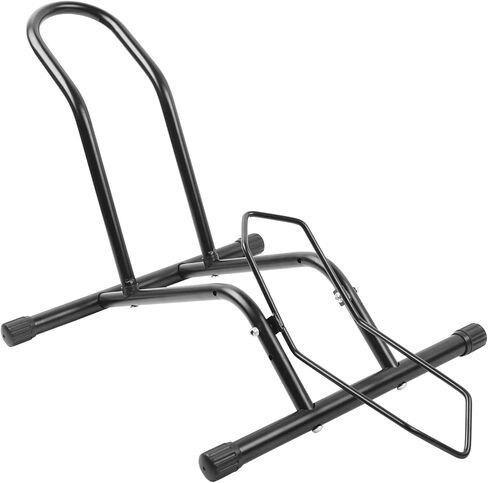 حامل أرضي للدراجة العالمية، رف تخزين داخلي للدراجات مع تصميم بسيط بقفل يعمل بالدفع، حامل لوقوف الدراجات على العجلات الأمامية والخلفية للأطفال من 16 بوصة إلى 29 بوصة، والطرق والجبال والعديد من الدراجات الأخرى in Kuwait