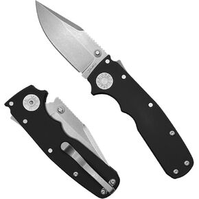 Demko Knives AD 20.5 Shark Cub 20CV Shark Lock Folding Knife 2.75" Blade DEMKO AD20.5 (G10 Black Clip Point) in Saudi Arabia