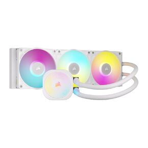Corsair iCUE Link Titan 360 RX RGB Liquid CPU Cooler – 360mm AIO – 3X RX120 RGB Fans Included – Fits Intel LGA 1851/1700, AMD AM5/AM4 – iCUE Link System Hub Included – White (Renewed) in Saudi Arabia