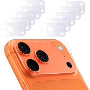 YWXTW 10 عبوات من ملصقات عدسات الكاميرا لهاتف iPhone 17 Pro Max، [1:1 [مضادة لبصمات الأصابع] طبقة حماية غير لامعة للكاميرا، واقي لوحة جلد الكاميرا، سهل الاستخدام in Kuwait