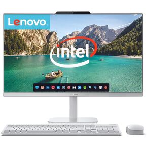 Lenovo IdeaCentre 24'' All in One Desktop, Intel Ultra-Fast Quad-Core CPU, Full HD Display, 8GB RAM, 512GB PCIe SSD, Wi-Fi 6, Bluetooth, USB, Ethernet Port, Windows 11, HDMI Out, Wireless KB & Mouse in Saudi Arabia
