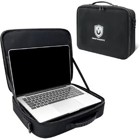 معيار الكمبيوتر المحمول المغناطيسي للفنيين - مكتب مغناطيسي محمول مثبت على الحائط وصينية كمبيوتر محمول قابلة للطي لورشة العمل أو المرآب أو المهندسين الميدانيين - رف أدوات صناعية شديدة التحمل، يحمل ما يصل إلى 60 رطلاً in Kuwait