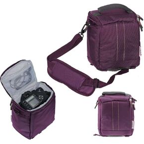 Navitech Purple Camcorder Camera Bag Compatible with VBESTLIFE DH-90 16X Digital Zoom 2.7 Digital Camcorder in Kuwait