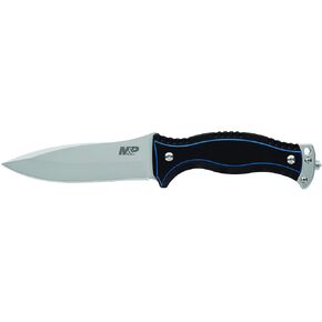 Smith & Wesson M&P Officer 8.5in S.S. Full Tang Fixed Blade Knife with 4in Drop Point, G10 Handle and Glass Break for Outdoor, Tactical, Survival and EDC in Saudi Arabia