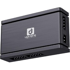 موزع USB 2.0 داخلي 9-Pin 1 إلى 4 لوحة USB مع طاقة SATA ولوحة خلفية مغناطيسية تدعم مراوح ARGB PWM ومبرد سائل LCD ومراقبة حلقة مخصصة لمعدلي الكمبيوتر والمتحمسين in Kuwait
